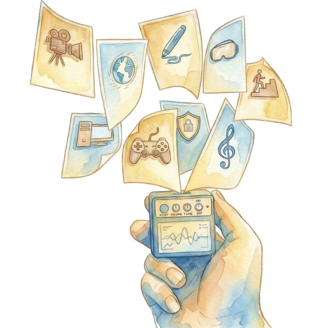 Hand with Device